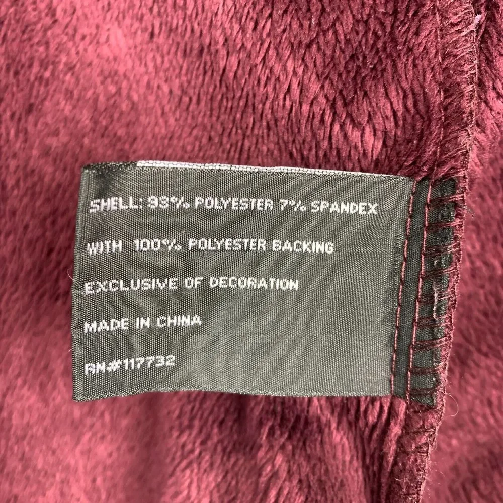 Zeroxposur Womens Water Resistant Warm Rain Jacket Plum Womens Medium Soft Shell